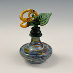 Load image into Gallery viewer, Small Cobalt Blue Stoppered Bottle 2503
