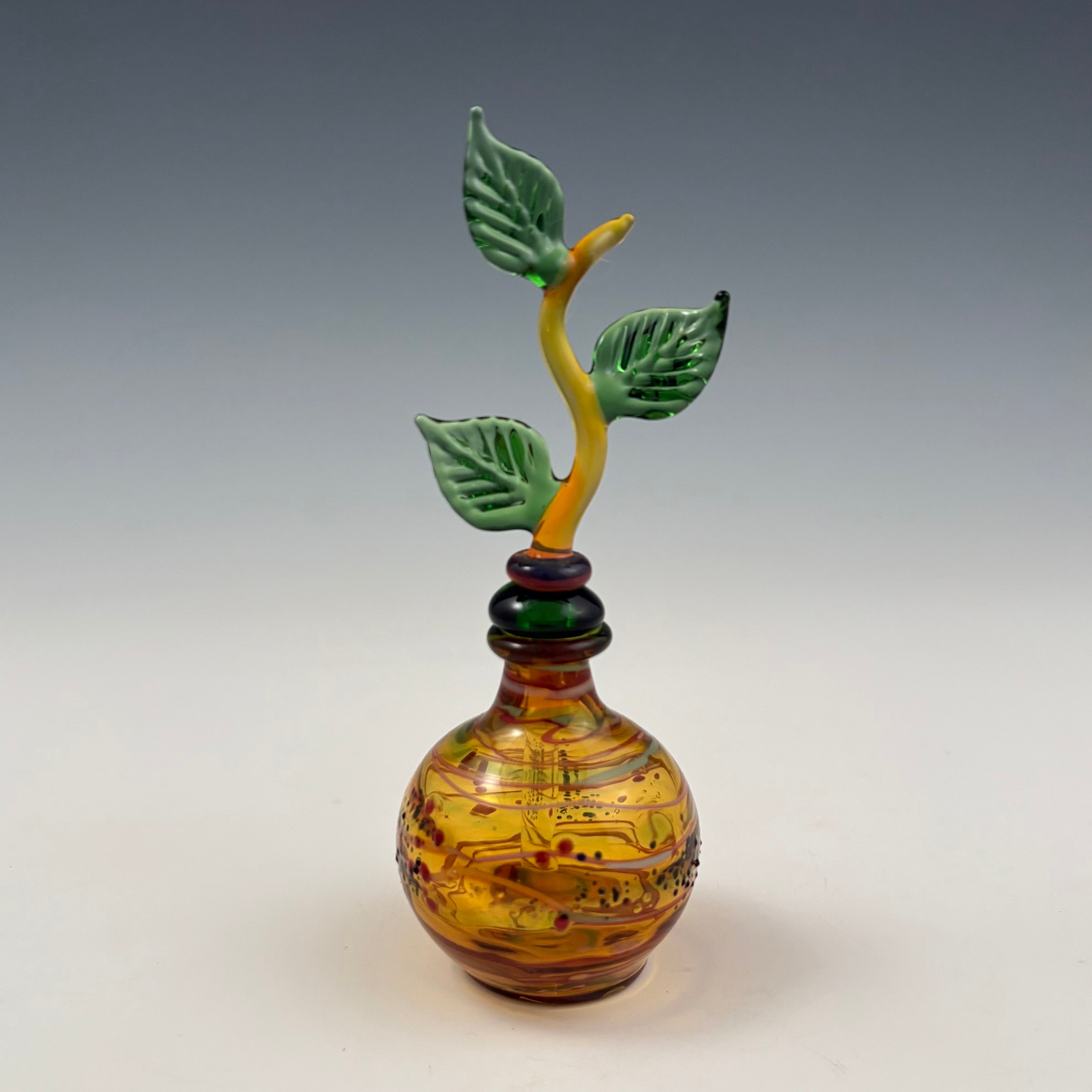 Small Yellow Stoppered Bottle 2502