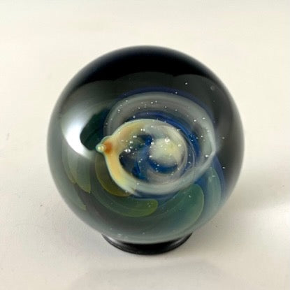 Silver Swirl Space Marble 2301