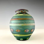 Load image into Gallery viewer, Lake Green Bud Vase 2302
