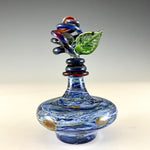 Load image into Gallery viewer, Small Light Cobalt Blue Stoppered Bottle 2326
