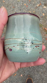 Load and play video in Gallery viewer, Blue Moon Handblown Cup 2502
