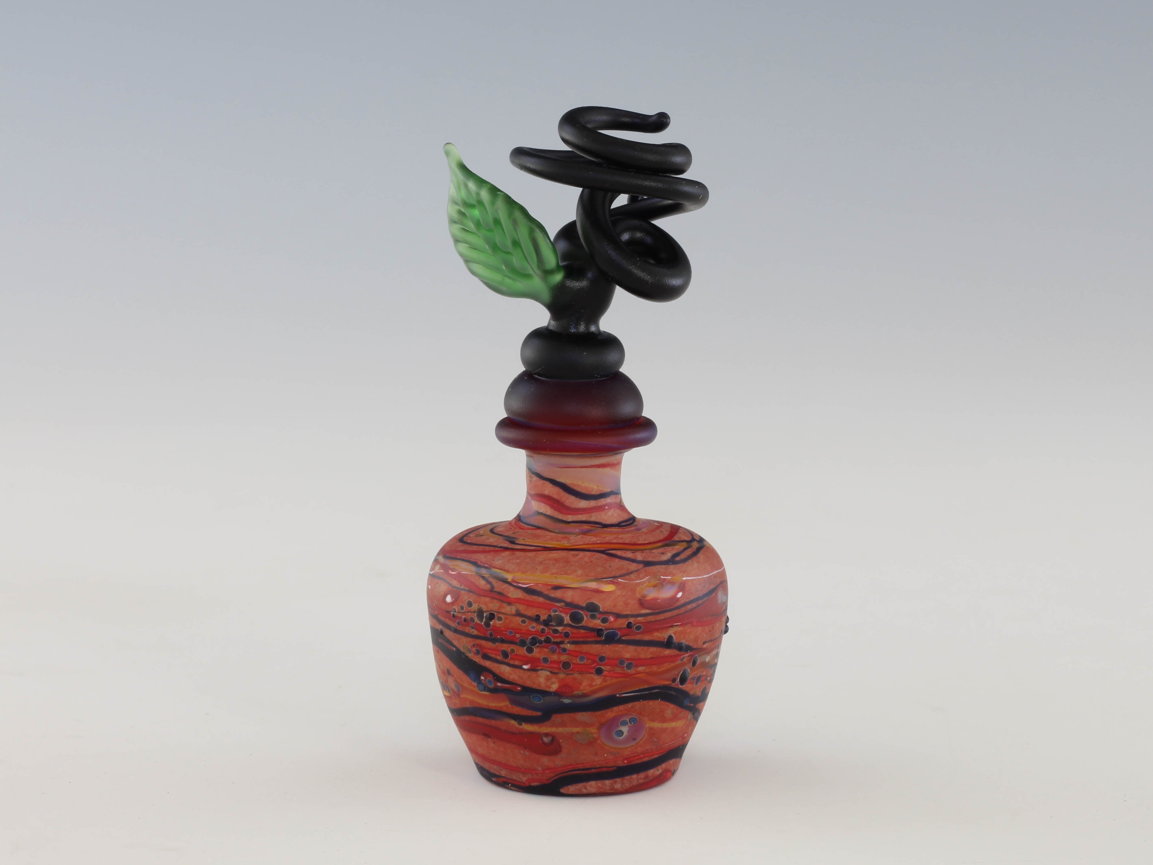 Small Red Stoppered Bottle 2202